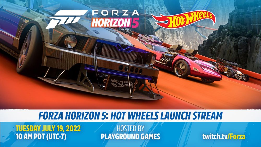 Tune in to the Hot Wheels launch livestream July 19 at 10am PT.