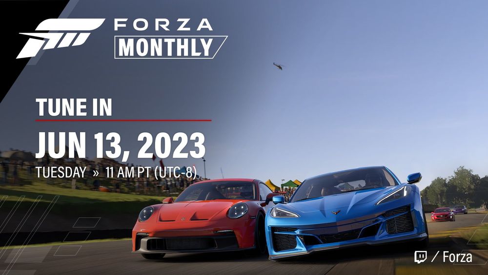 Forza Monthly livestream June 2023 Forza