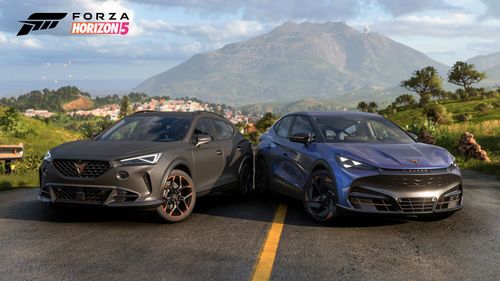 Cupra Formentor VZ5 and Cupra Tavascan Concept side by side