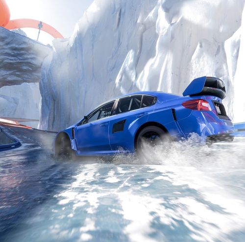After a long hot day of racing in the deserts and jungles of Mexico, there's no better way to cool down than on the #FH5HotWheels ice tracks.