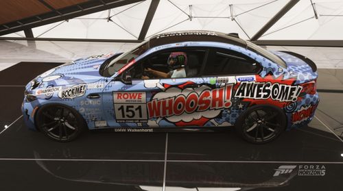 Comic speech balloon-style livery on BMW M2 Coupe '16 by JDMADIAZ